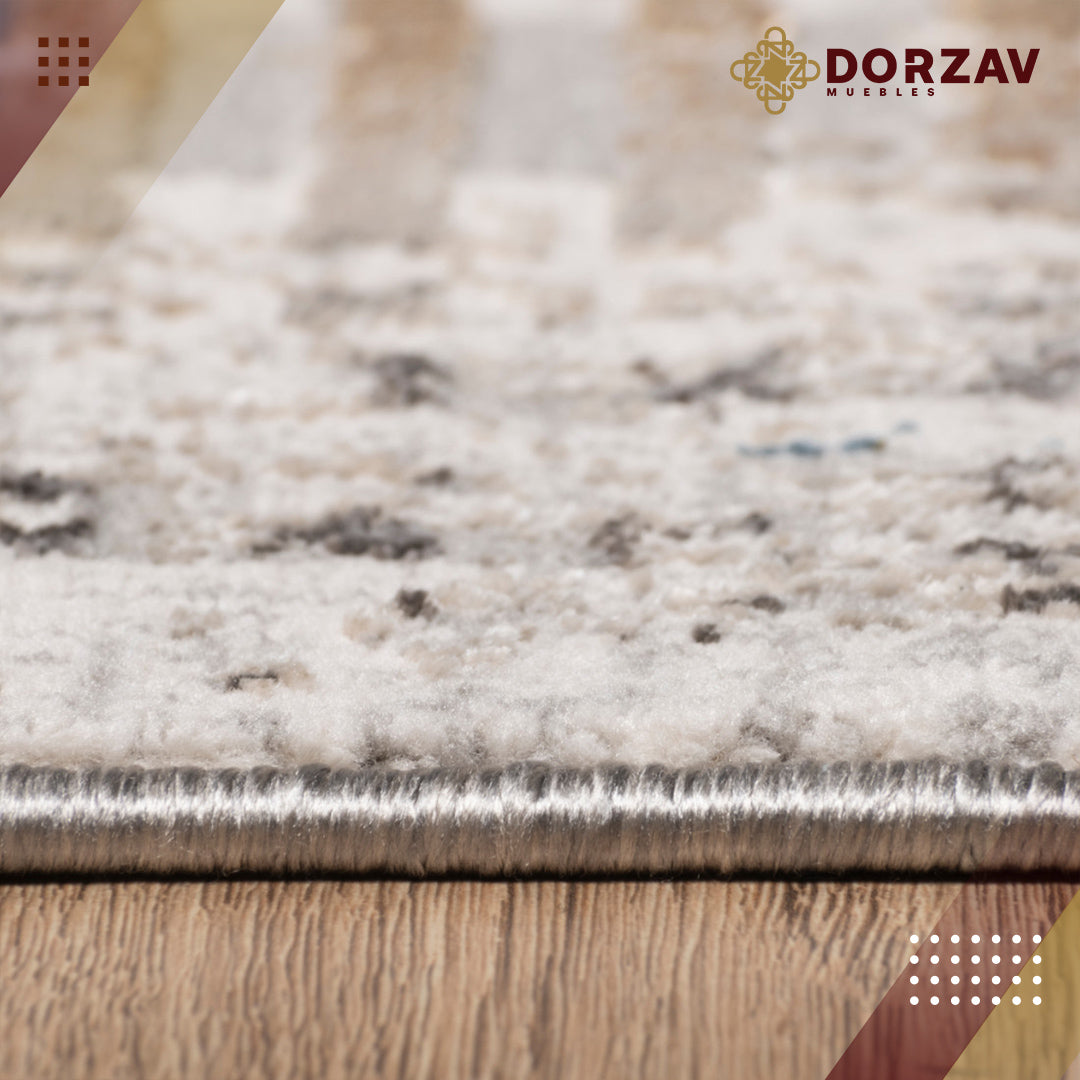 Tapete Decorativo ZARIA T2237 Gris / Crema – Abstracto · Interior
