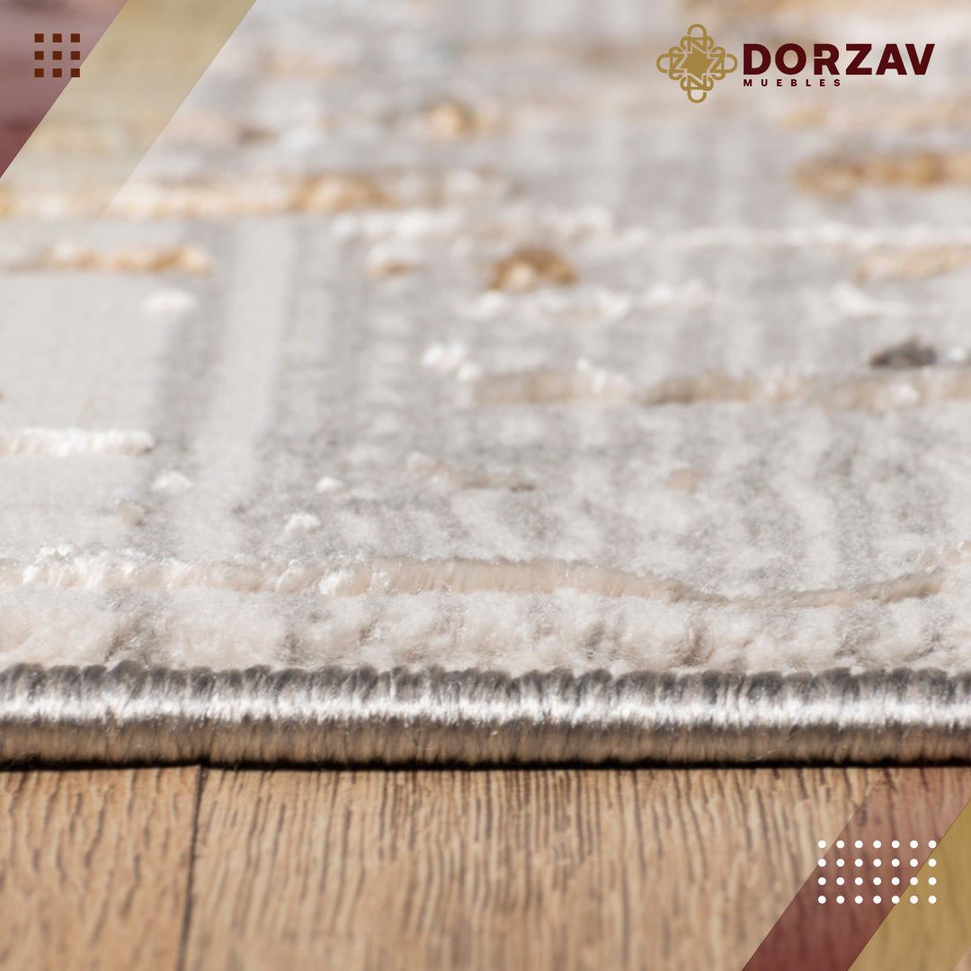 Tapete Decorativo Zaria T2238 Gris / Crema – Abstracto · Interior