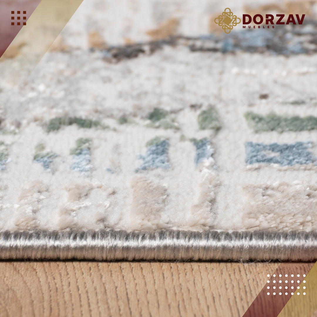 Tapete Decorativo Zaria T2233 Gris / Crema – Abstracto · Interior