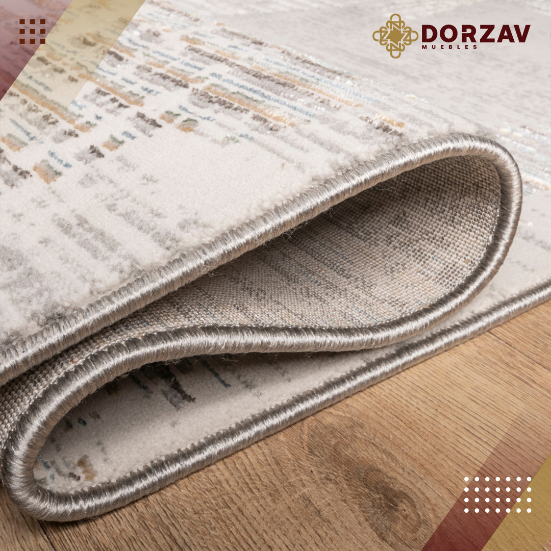 Tapete Decorativo Zaria T2234 Gris / Crema – Abstracto · Interior