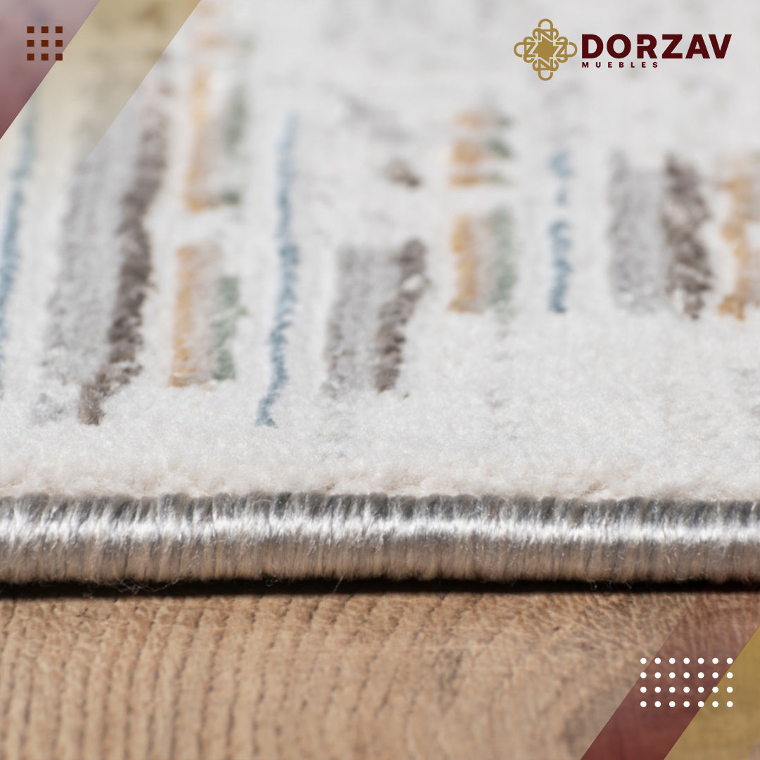 Tapete Decorativo Zaria T2234 Gris / Crema – Abstracto · Interior