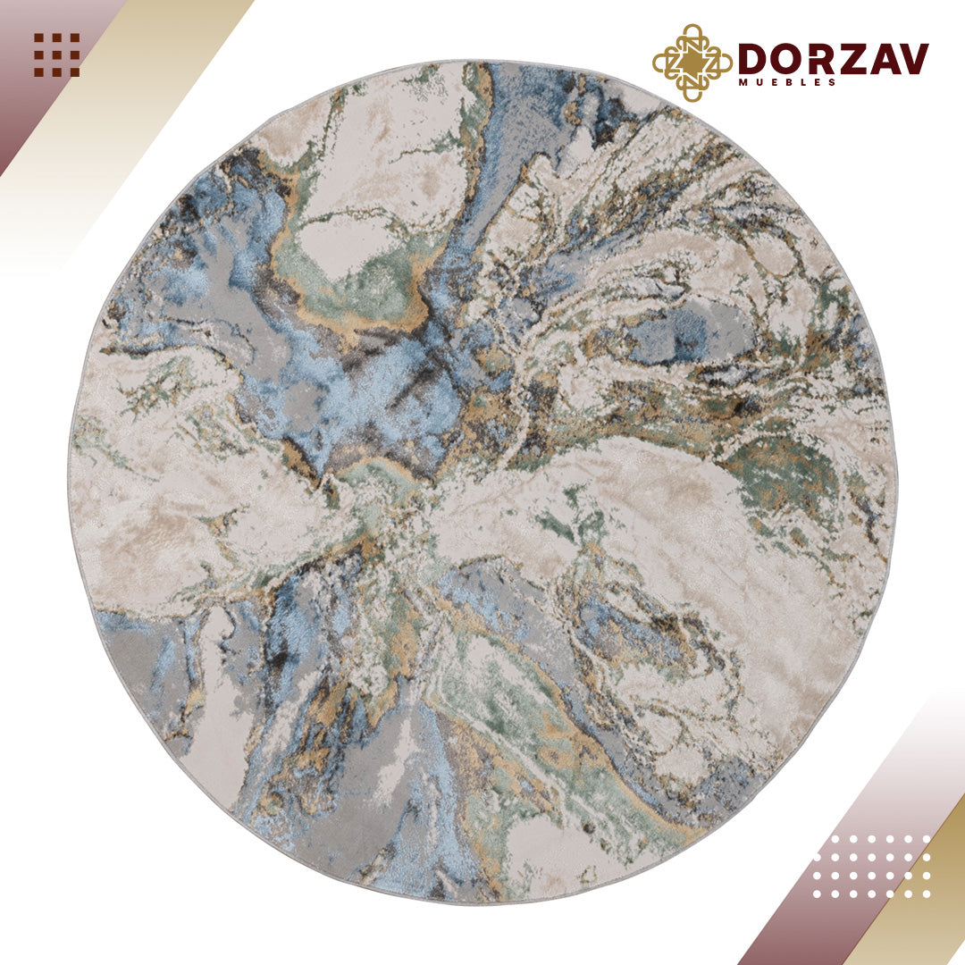 Tapete Decorativo Redondo Zaria T2185