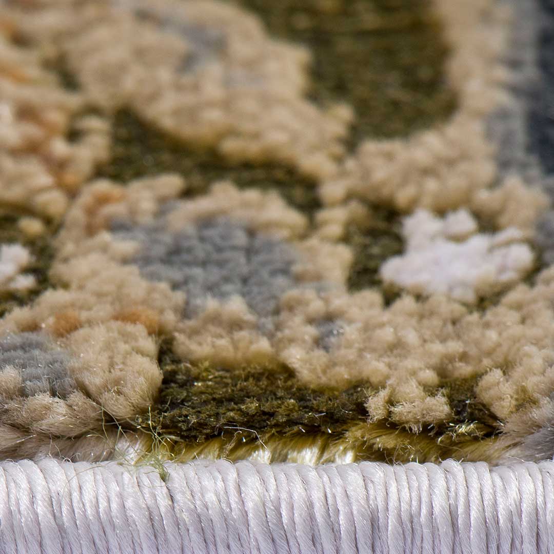 Tapete Decorativo Zuria 1008C Dorado / Taupe – Abstracto · Interior