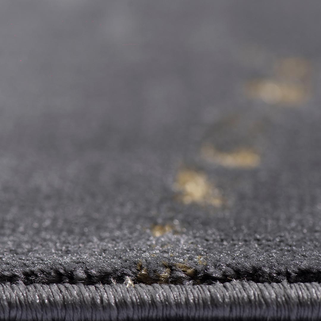 Tapete Decorativo Zuria 1041C Negro / Dorado – Abstracto · Interior